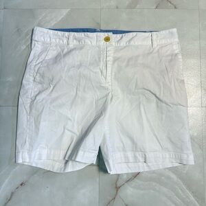 Talbots The Weekend Chino Shorts Size 10 White
